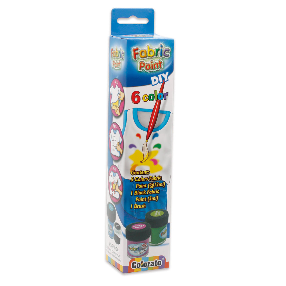 6 COLOR FABRIC PAINT