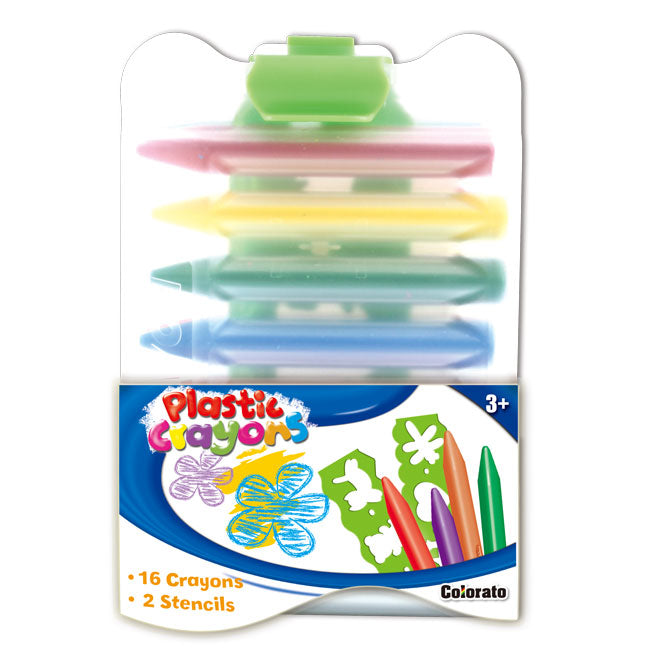 16 COLOR PLASTIC CRAYON