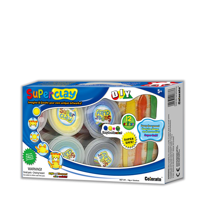 12 X 18G SUPER CLAY BOX SET